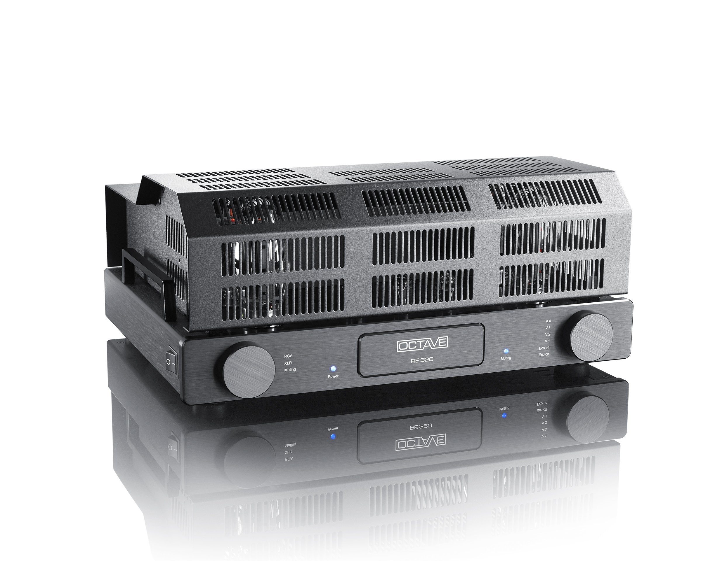Octave RE 320 High Power Stereo Amplifier - Professional Audio Equipment for Home Theater & Music Systems - Perfect for Audiophiles & Studio Use