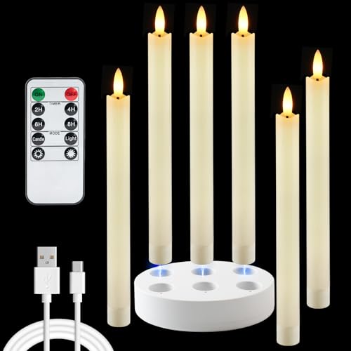 Rechargeable Ivory Candles