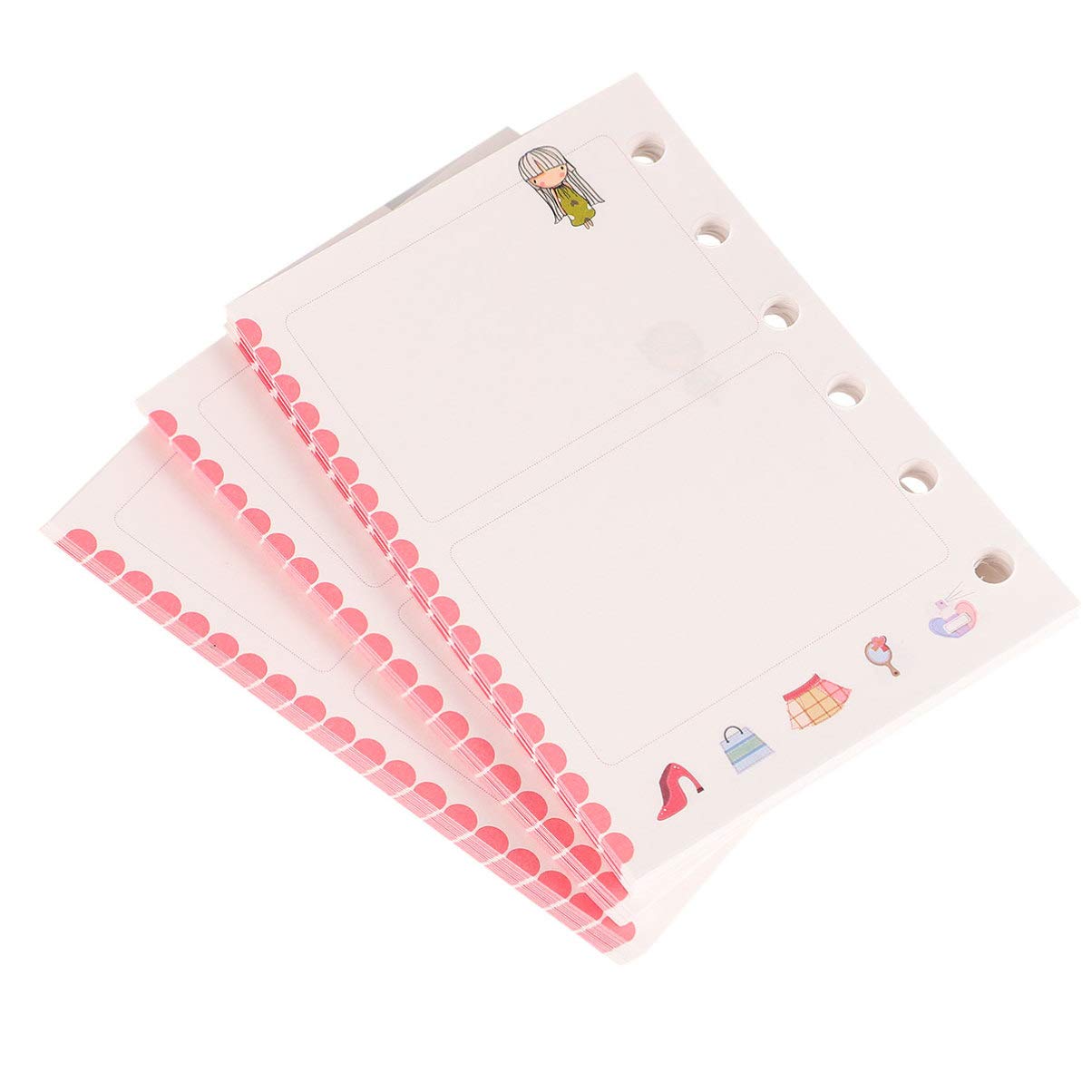 3-Pack Loose Leaf Refill Paper - A4 Size Replacement Notebook Paper with 6 Holes for Binders, Journals & Planners | Perfect for Office, School & Home Organization