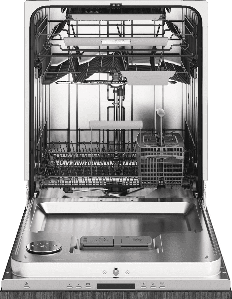 Asko DFI664 Panel Ready 24 Inch Built-In Dishwasher - Stainless Steel Interior, Ultra Quiet Operation for Open Concept Kitchens