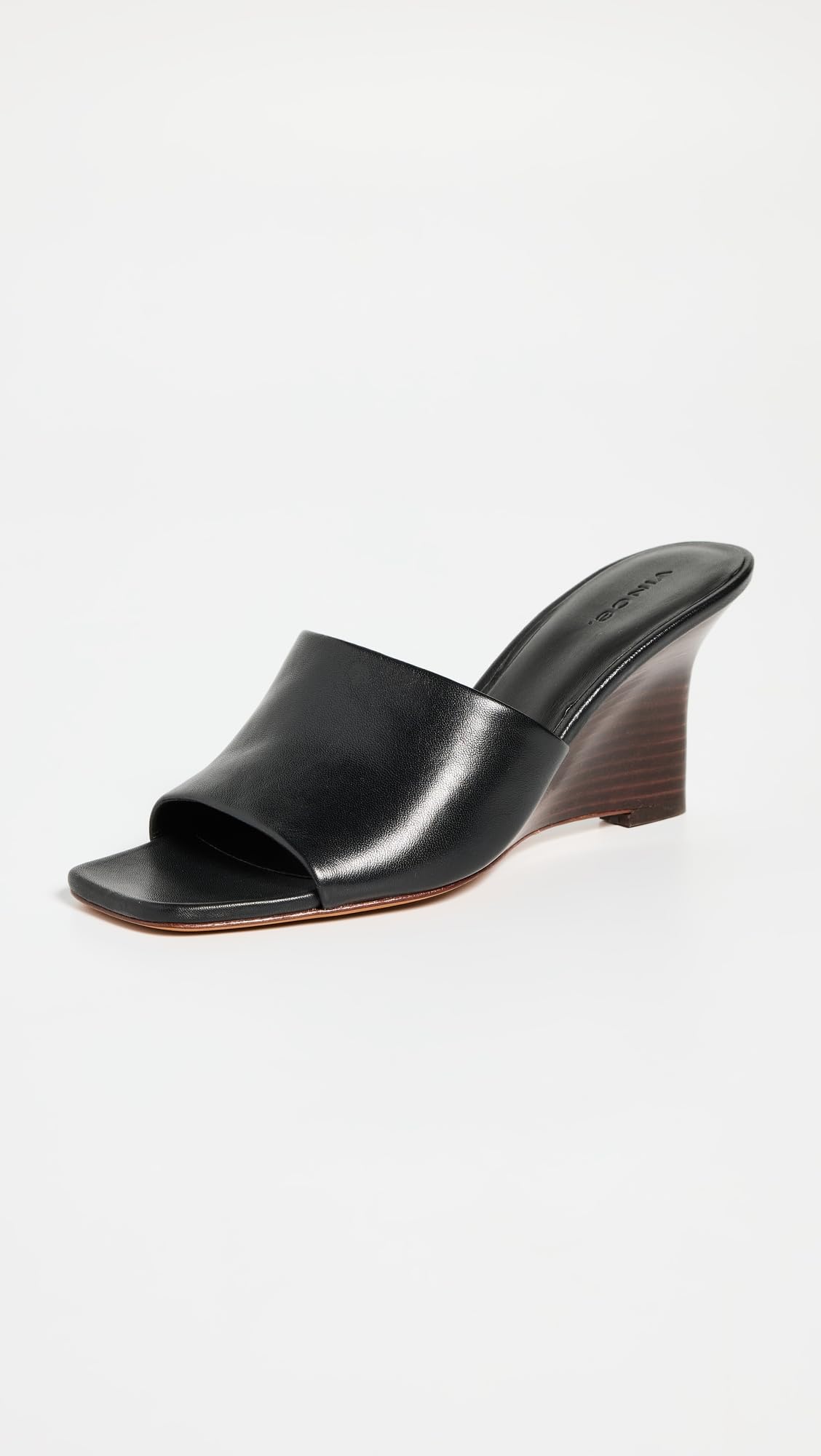 Vince Women's Pia Comfortable Leather Slide Sandals - Perfect for Beach, Vacation & Summer Outfits