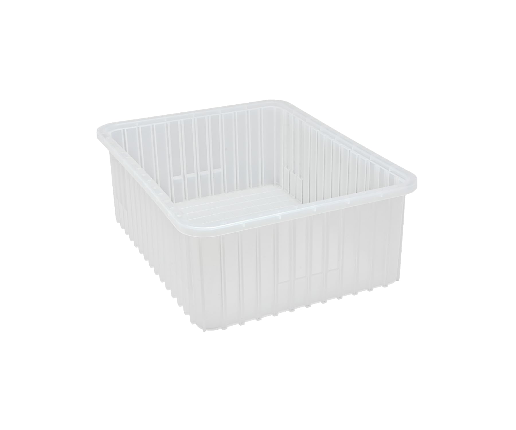 Quantum Storage DG93080CL Clear Dividable Grid Storage Container - 22.5