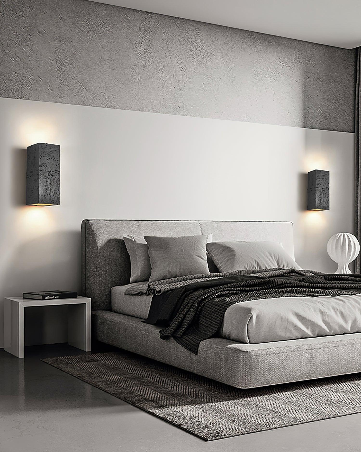 Modern Brick Wall Lamp - Industrial Style LED Sconce Light Fixture for Bedroom, Living Room, and Office Decor | Energy Efficient Indoor Lighting Solution