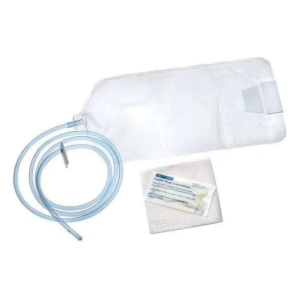 Amsino AMSure Cleansing Enema Kit - Disposable Enema Bag with Tube for Colon Cleansing & Constipation Relief - Perfect for Home Use, Medical Facilities & Colonoscopy Prep