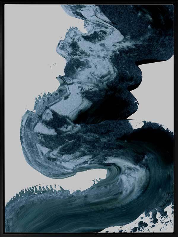 Feint Canvas Art Print - Modern Abstract Wall Decor for Living Room, Bedroom & Office | High-Quality Framed Artwork for Home & Office Decor