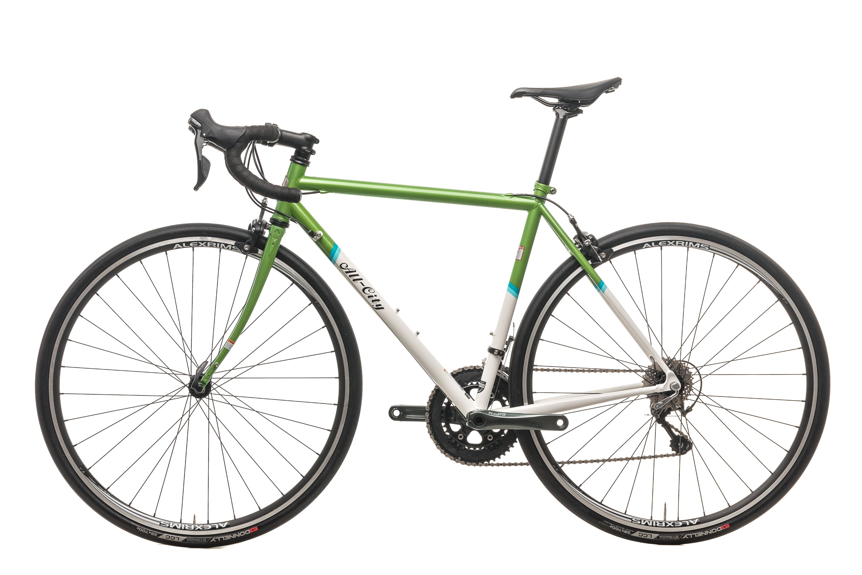 All City Mr. Pink Classic Road Bike 2019 - 49cm Lightweight Aluminum Frame with Carbon Fork - Perfect for Urban Commuting & Weekend Road Cycling