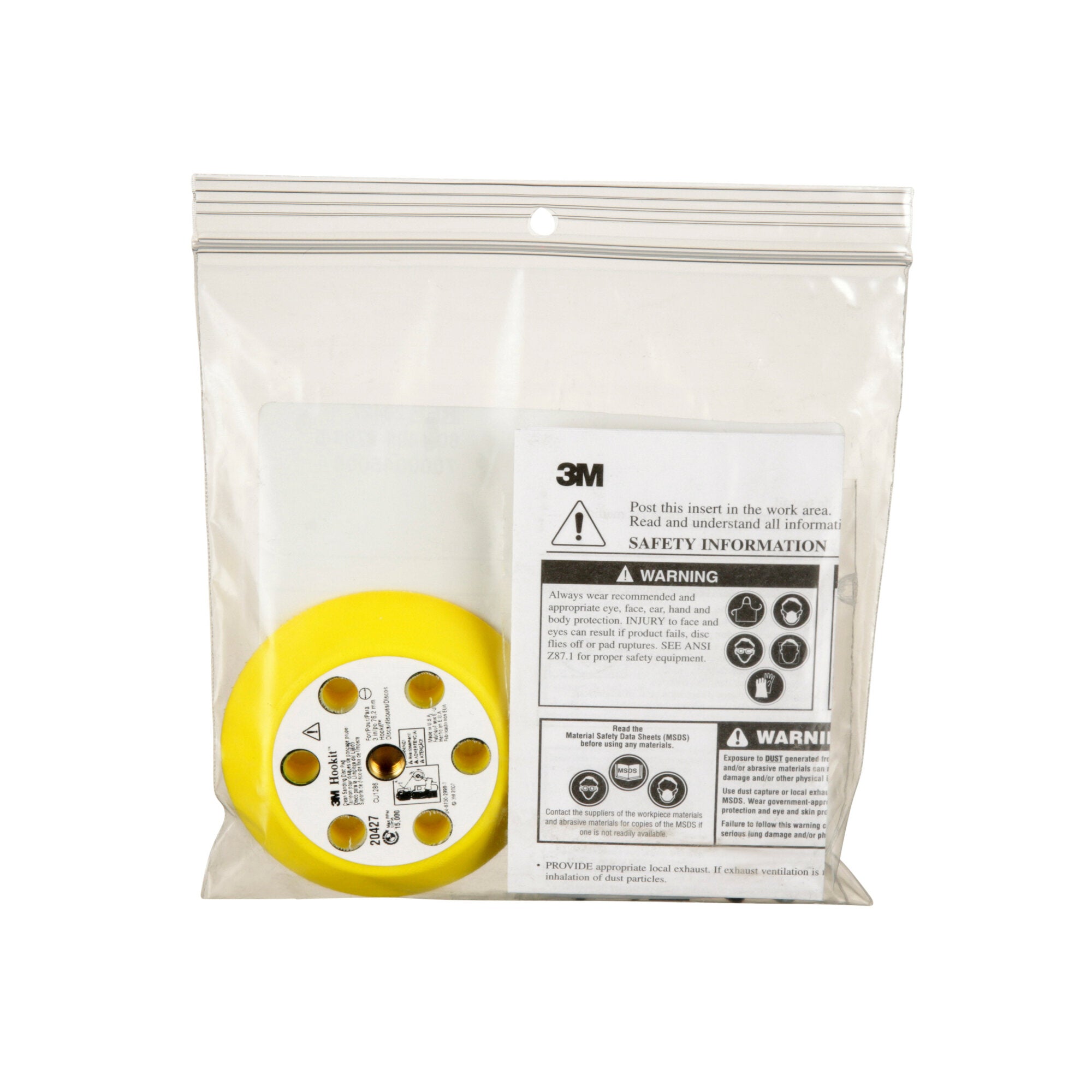 3M 20427 Clean Sanding Disc Pad Kit - 3 Inch Sanding Discs for Wood, Metal & Auto - Perfect for DIY Projects, Home Renovation & Professional Use