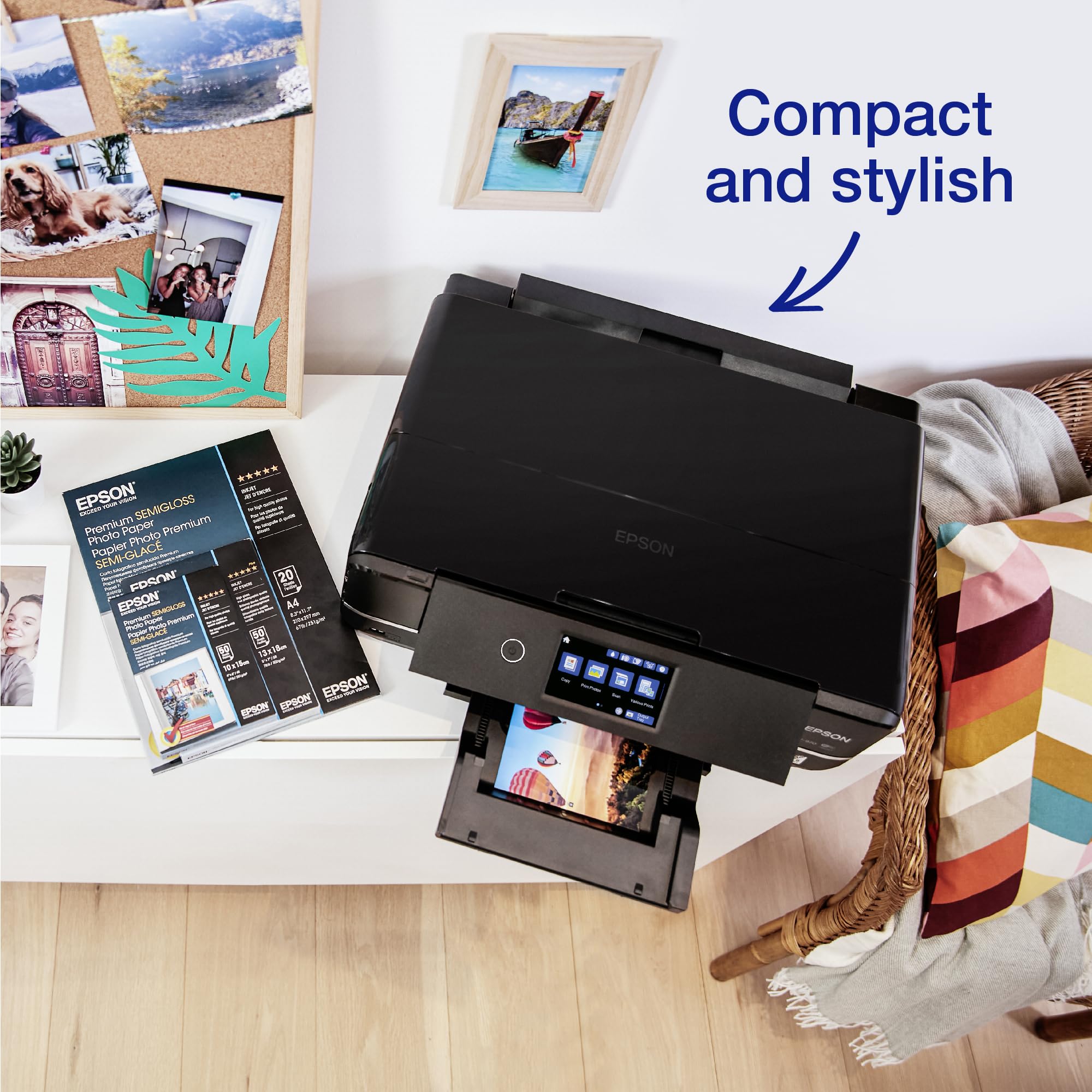 Epson Expression Photo XP-970 A3 Wireless All-in-One Inkjet Printer for Home & Office | High-Quality Photo Printing, Scanning, Copying & Faxing | Ideal for Photographers, Artists & Small Businesses
