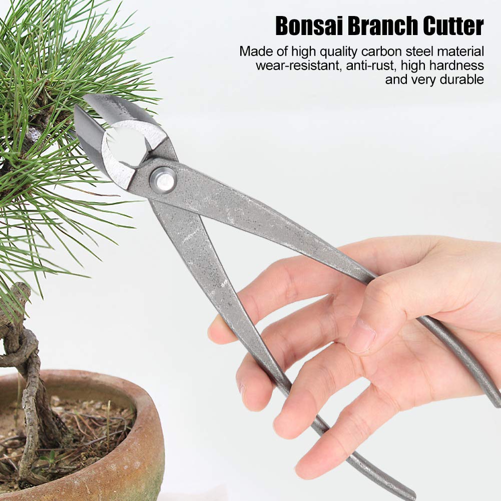 Professional Bonsai Root & Branch Cutter - Manganese Steel Concave Pruning Shears for Bonsai Trees, Shrubs & Plants | Perfect for Gardening, Landscaping & Bonsai Care