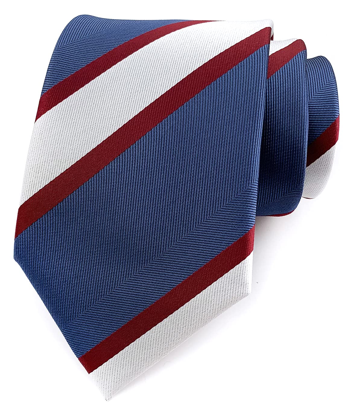 Kihatwin Men's Modern Stripe Necktie - 3.15