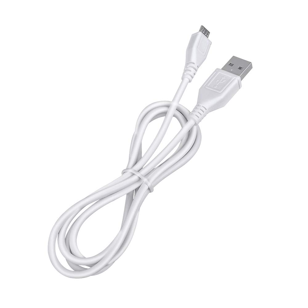 ABLEGRID 3.3ft White Micro USB Charger Cable for Motorola Droid RAZR MAXX HD - Fast Charging Sync Cord for PC, Laptop, Car Charger - Perfect for Home, Office & Travel Use