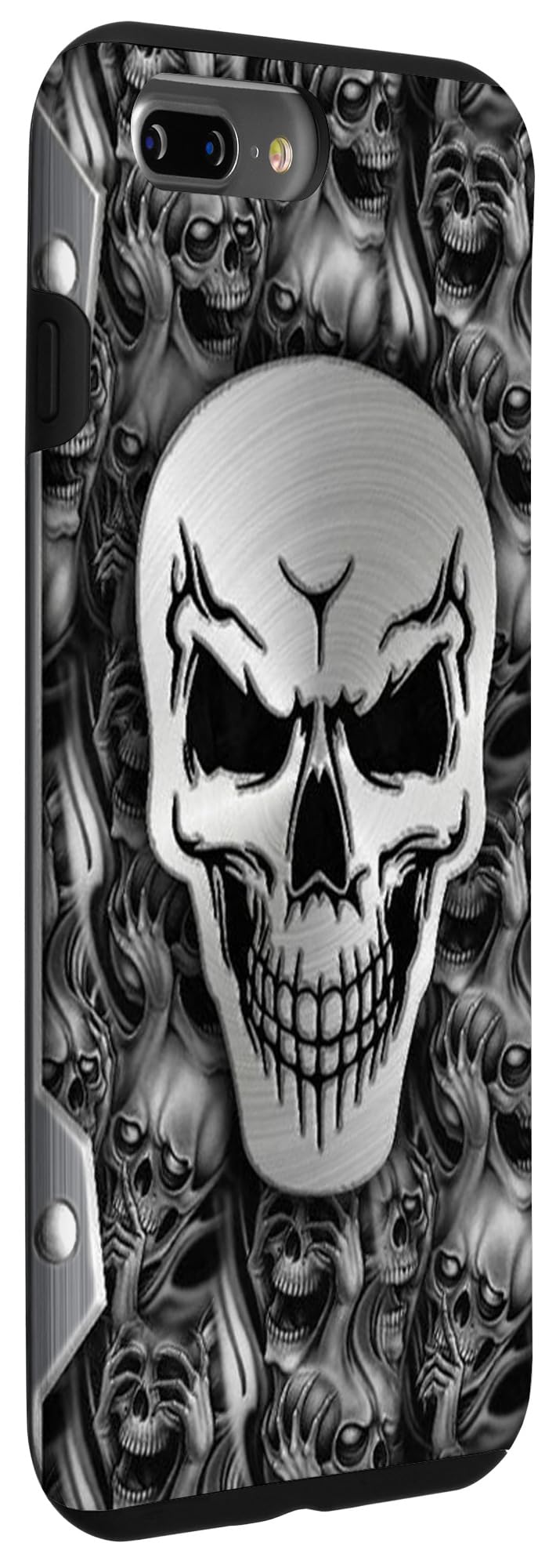 iPhone 7 Plus/8 Plus Skull Case - No Evil Design for Protection | Perfect for Daily Use & Gifts