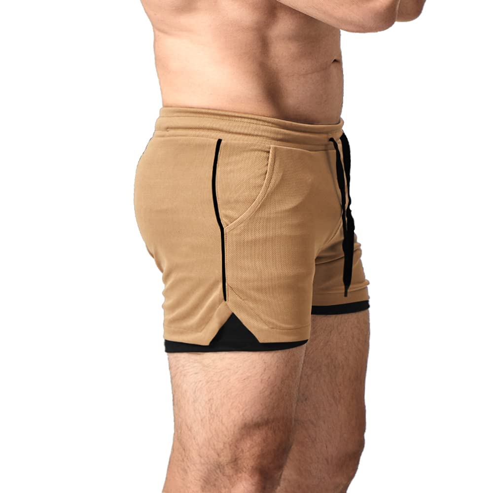 EVERWORTH Men's 2-in-1 Workout Shorts 5