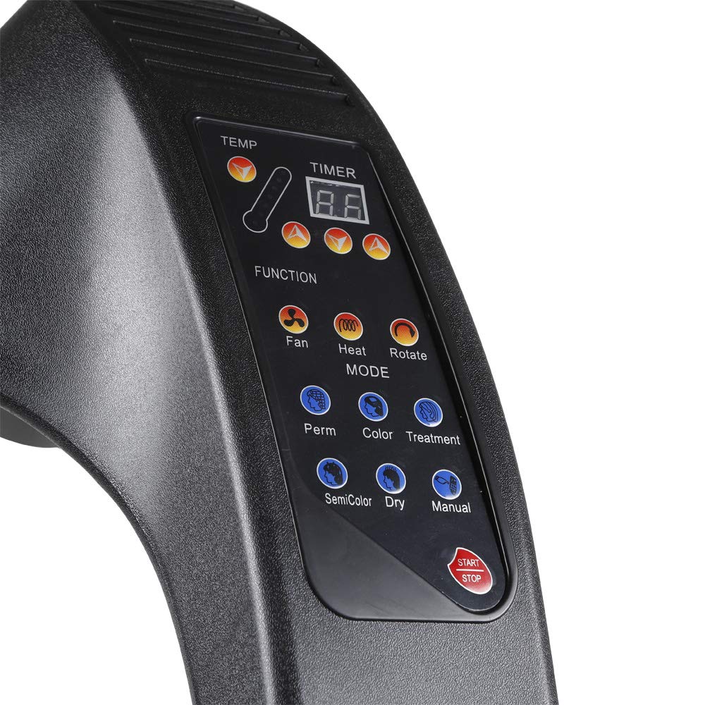 Professional 3-in-1 Hair Dryer with Orbiting Infrared Technology - 850W Free-Standing Salon Hair Dryer & Color Processor for Drying, Perming & Styling - Perfect for Home & Professional Salon Use