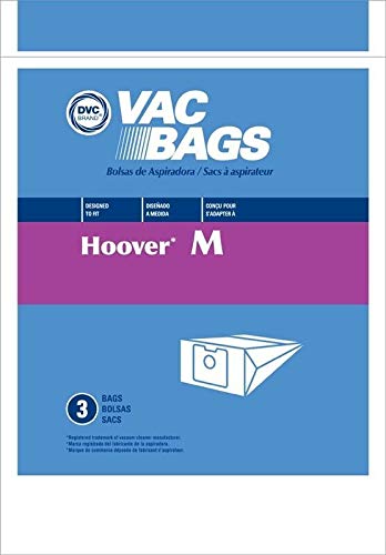 DVC Hoover Style M Vacuum Cleaner Bags - 300 Count | Made in USA | Compatible with Hoover Vacuums for Home & Office Cleaning