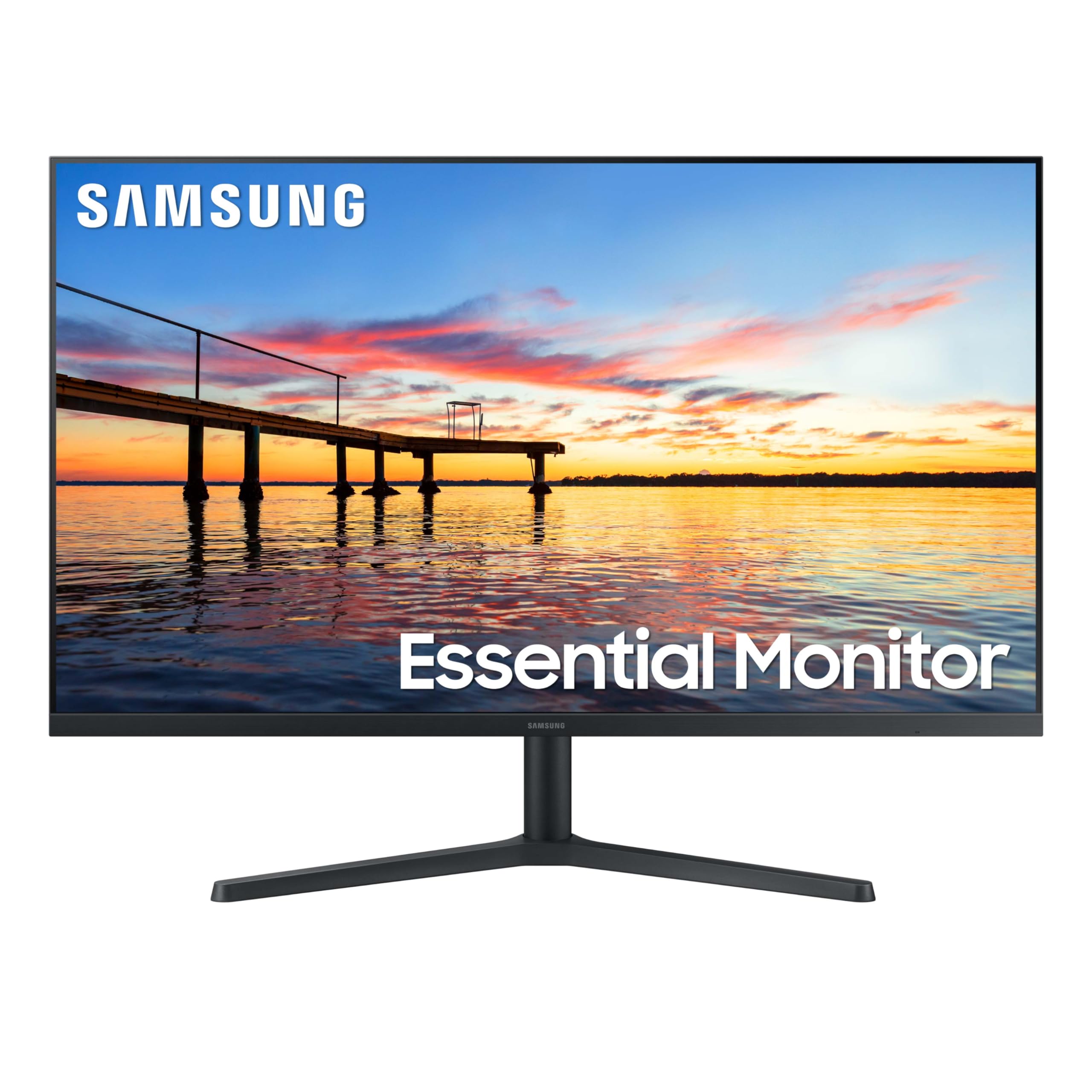 Samsung 32-Inch Flat Computer Monitor - 75Hz, Borderless Display, AMD FreeSync, Game Mode, Eye Care, HDMI & DisplayPort (LS32B304NWNXGO, 2024) - Perfect for Gaming, Office Work & Home Entertainment