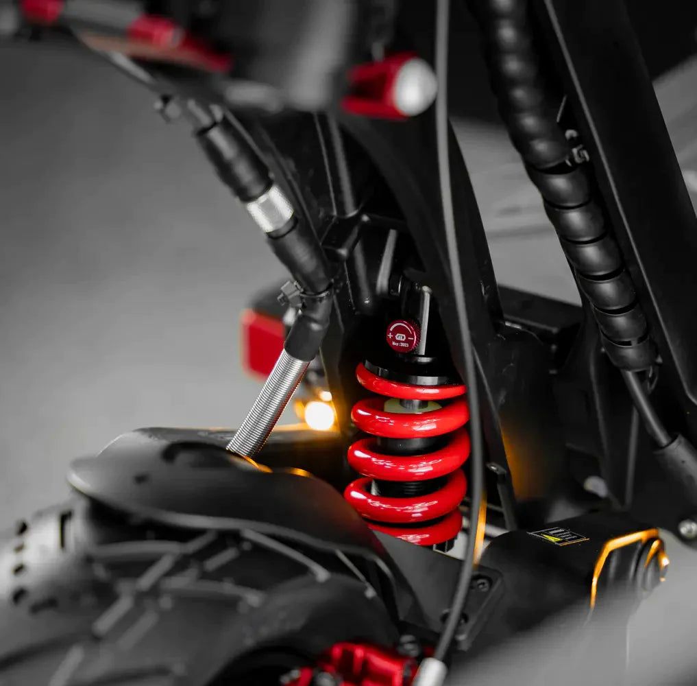 Inmotion RS Adjustable Damping Suspension System - High Performance Electric Scooter Shock Absorber for Urban Commuting & Off-Road Adventures