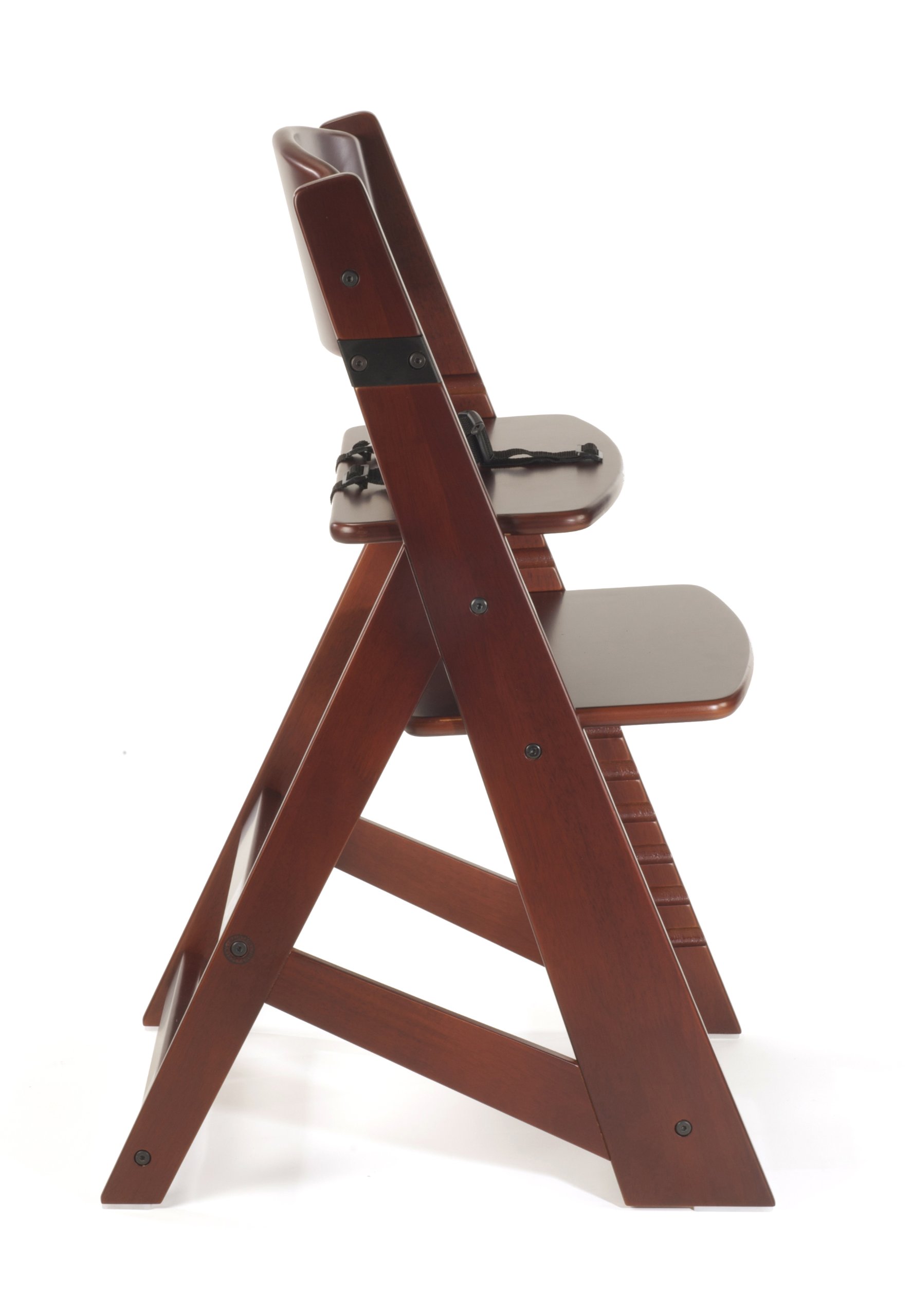 Keekaroo Height Right Adjustable Kids High Chair - Solid Mahogany Wood for Toddlers & Infants | Perfect for Dining, Feeding & Playtime at Home