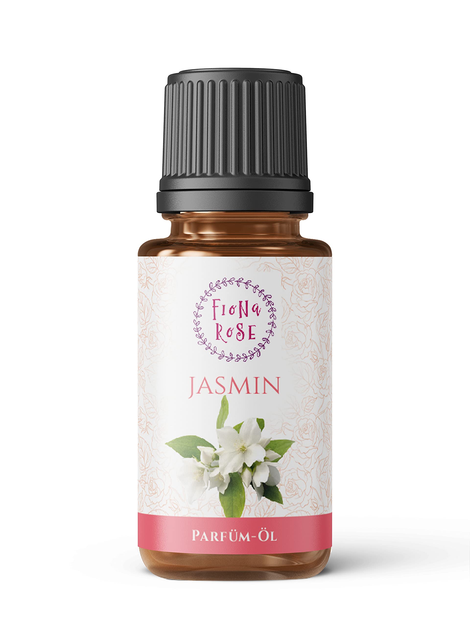 Fiona Rose Jasmine Perfume Oil - Long Lasting Floral Fragrance for Women, Aromatherapy & Relaxation, Perfect for Daily Wear & Special Occasions