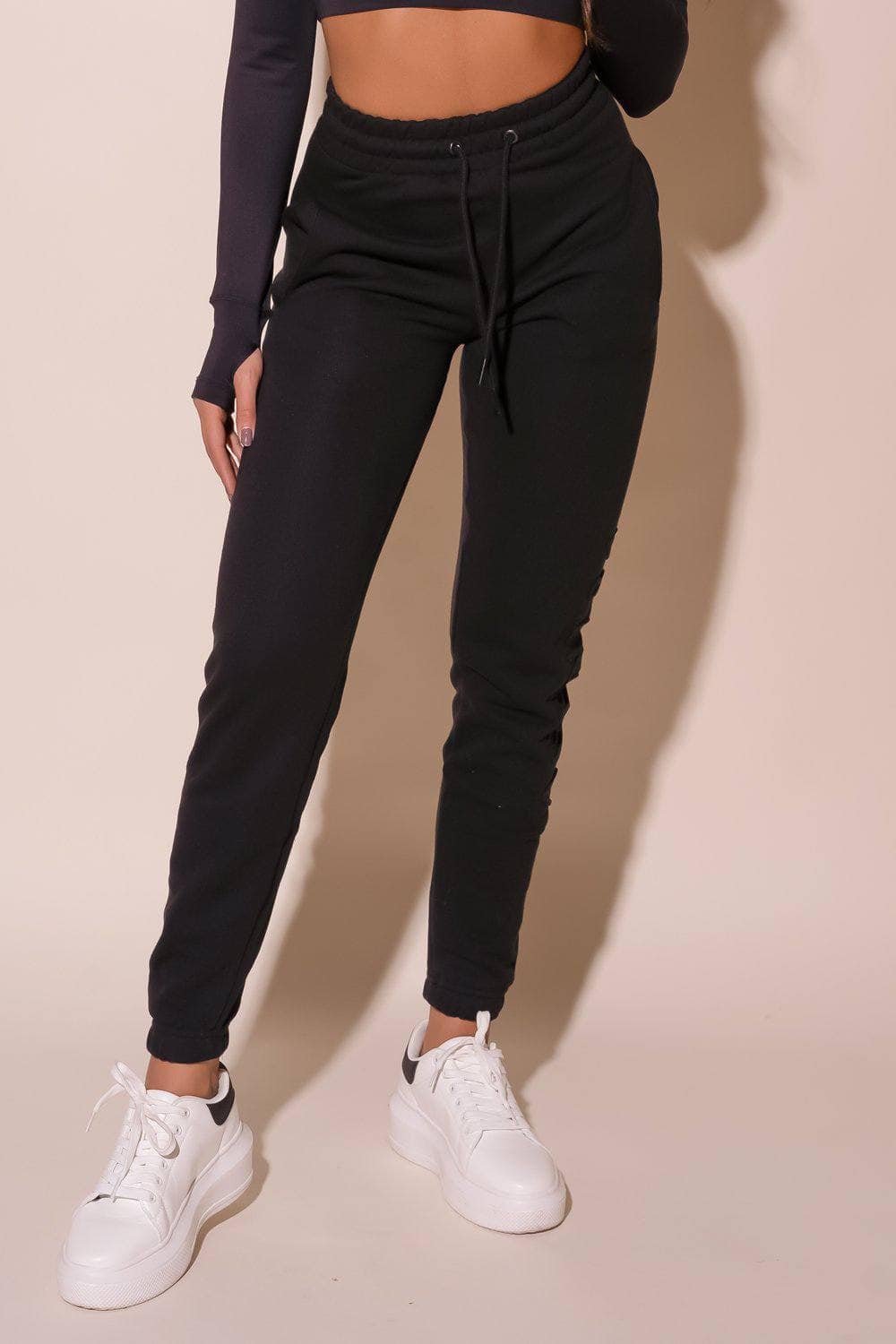 Newport Jogger Pants for Men - Comfortable Black Athletic Joggers for Running, Gym & Casual Wear