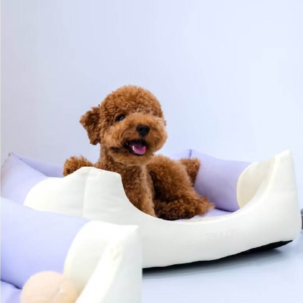 Cooling Latex Pet Bed for Dogs & Cats - Breathable & Comfortable for Summer & Hot Weather Use