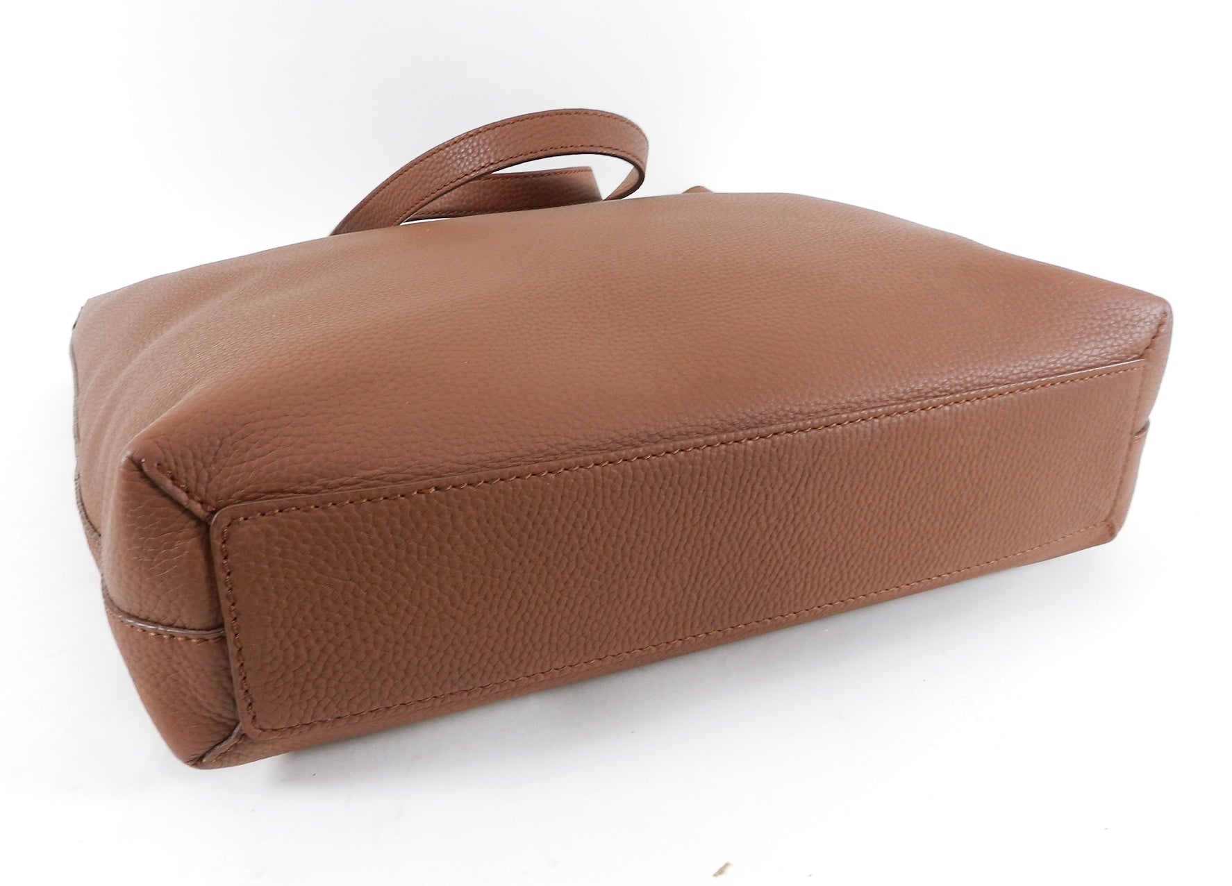 Burberry Remington Chestnut Brown Large Leather Logo Tote Bag for Women - Luxury Designer Handbag for Work, Travel & Everyday Use