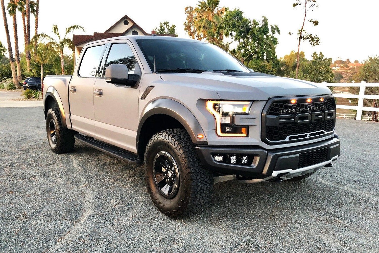 3Pcs Clear 12 SMD Amber Yellow LED Front Grille Running Lights for Ford Raptor - Durable Off-Road Lighting for Trucks & SUVs - Perfect for Night Driving, Foggy Conditions & Off-Road Adventures