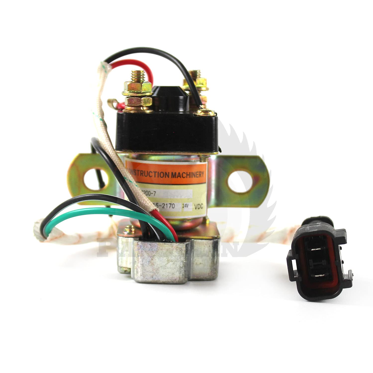 24V Motor Starter Relay for Komatsu PC200-6 PC200LC-6 PC120-6 Excavator | PANGOLIN Replacement Relay Assembly Parts | Heavy-Duty Construction Equipment & Excavator Repair Solution