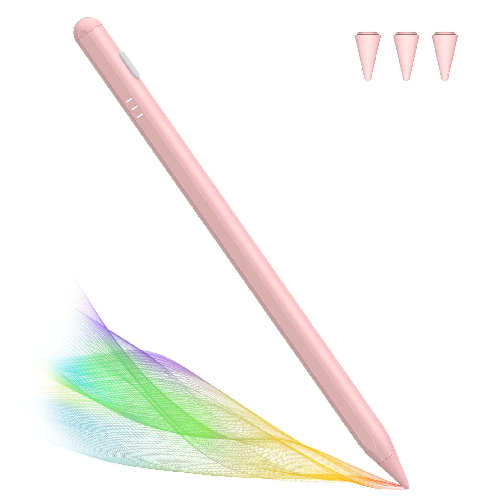 Premium Stylus Pen for iPad with Palm Rejection & Tilt Sensitivity - Magnetic Apple Pencil Compatible with iPad Pro 11/12.9 (2018-2022), iPad Air 3/4/5, iPad 6/7/8/9, iPad Mini 5/6 - Perfect for Drawing, Note-Taking & Digital Art