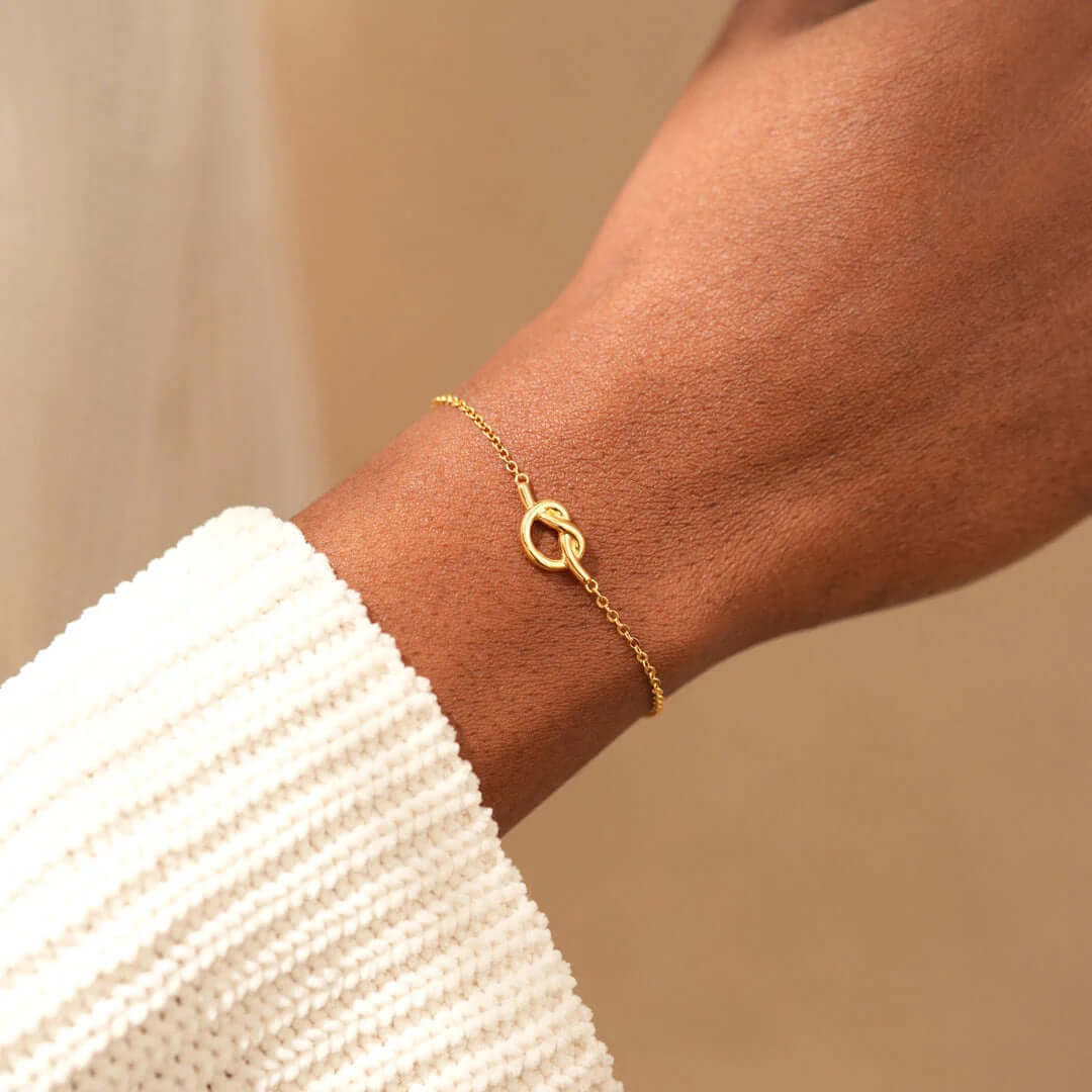 Mother Daughter Matching Bracelets Set - Sterling Silver Knot Connection Bracelet for Women & Girls (YS031) | Perfect for Bonding, Gifts & Special Occasions