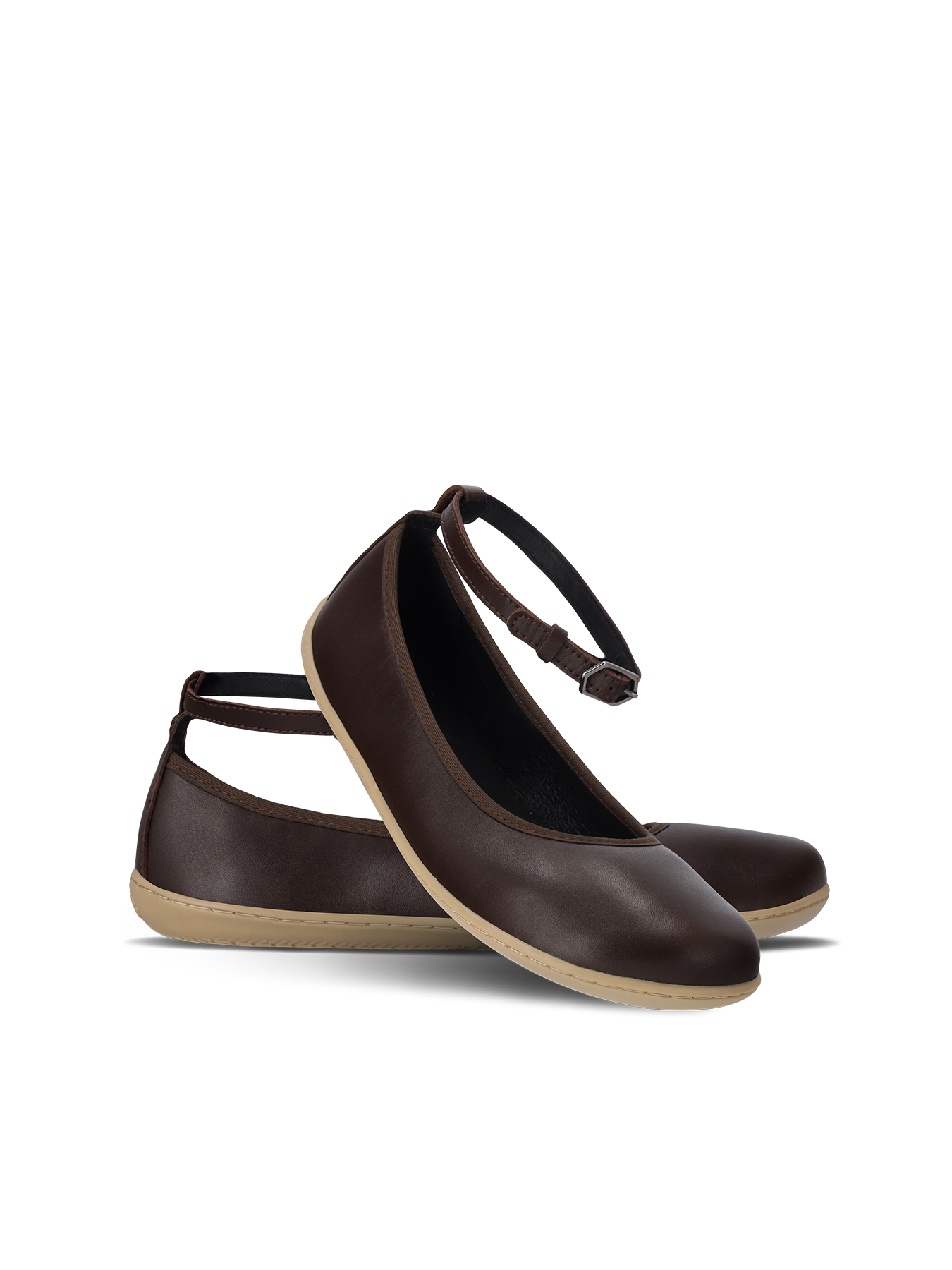 Ballet Flats Be Lenka Florence - Dark Brown Women's Comfortable Slip-On Shoes for Work, Travel & Everyday Wear