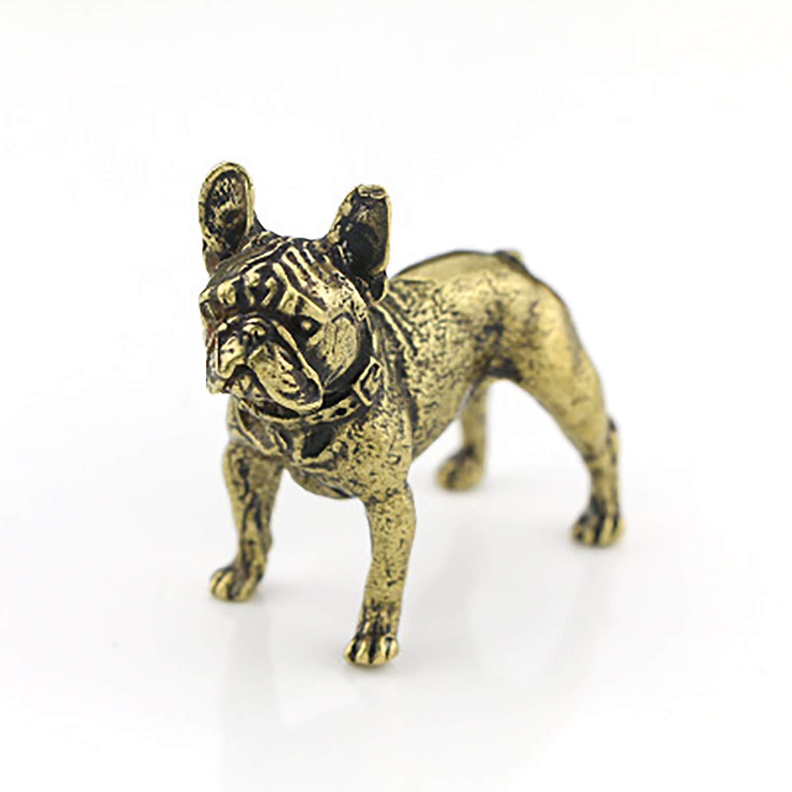 Brass Zodiac Rabbit Figurine - Elegant Home & Office Desk Decor for Chinese Zodiac Animal Lovers | Perfect for Feng Shui, Gifts, and Collectibles