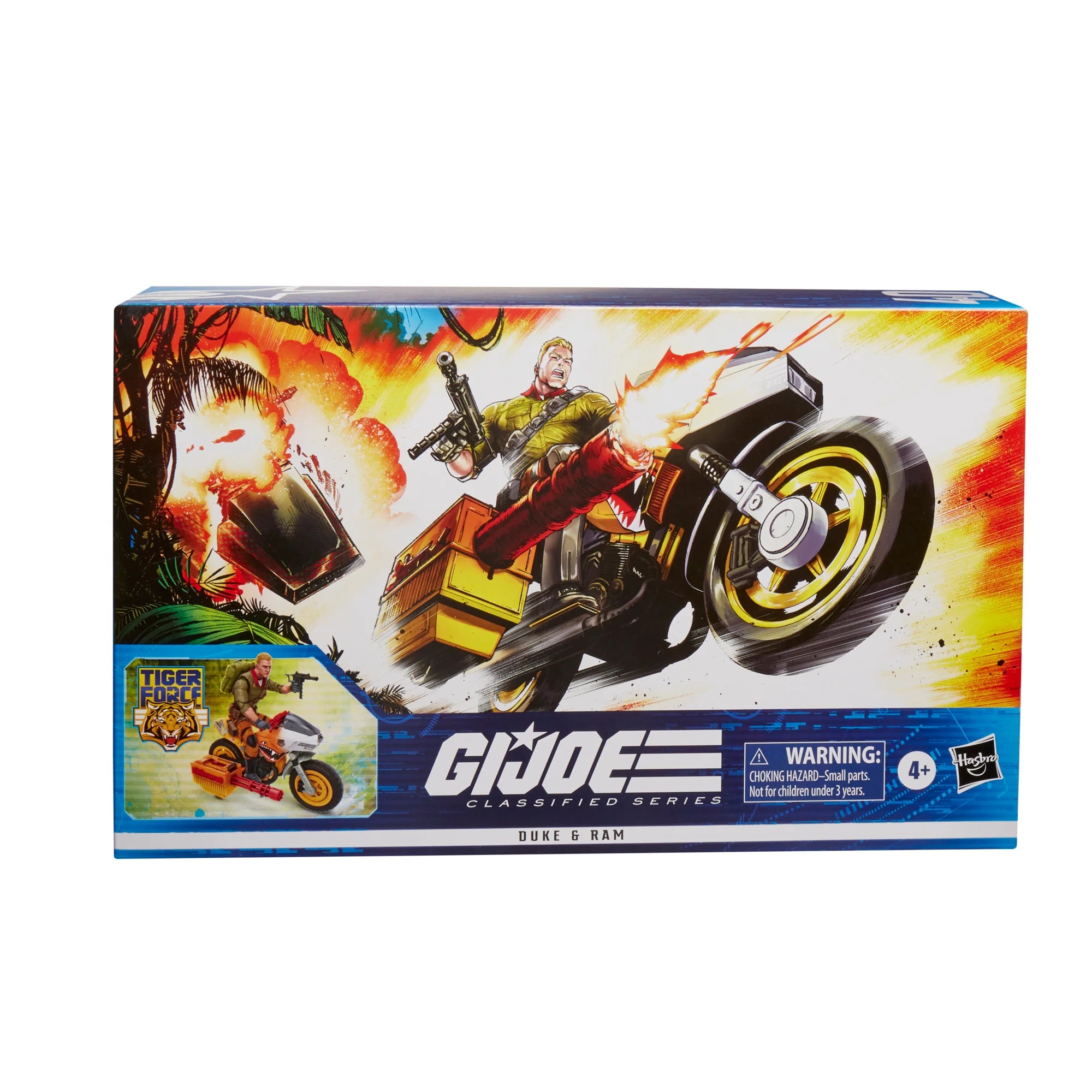 G.I. Joe Classified Series Tiger Force Duke & RAM Action Figure Vehicle Set - Military Collectible Toy for Display & Play - Perfect for Collectors and Action Figure Enthusiasts