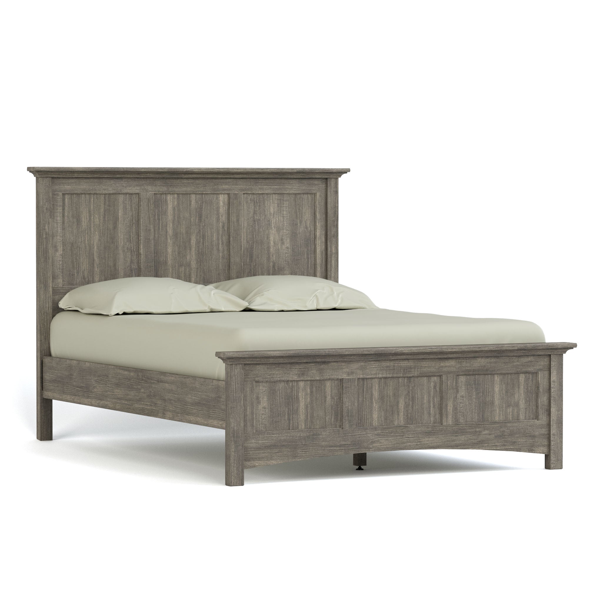 Luxury Revere Bed Frame - Queen Size Platform Bed with Upholstered Headboard & Wooden Slats - Modern Bedroom Furniture for Master Suite, Guest Room & Apartment