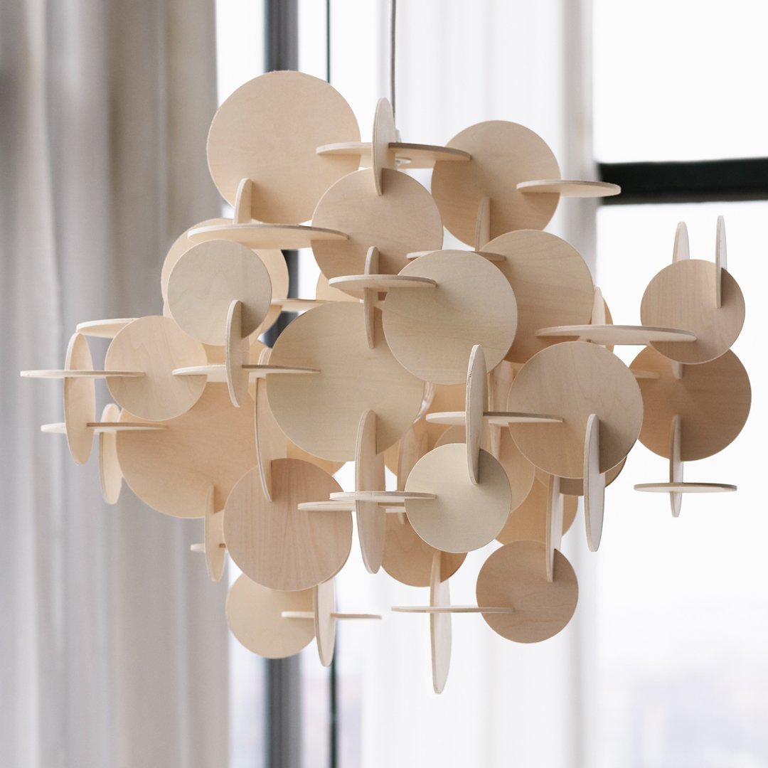 Modern Bau Pendant Lamp - Sleek Scandinavian Design for Living Room, Bedroom, or Dining Area | Adjustable Hanging Light Fixture