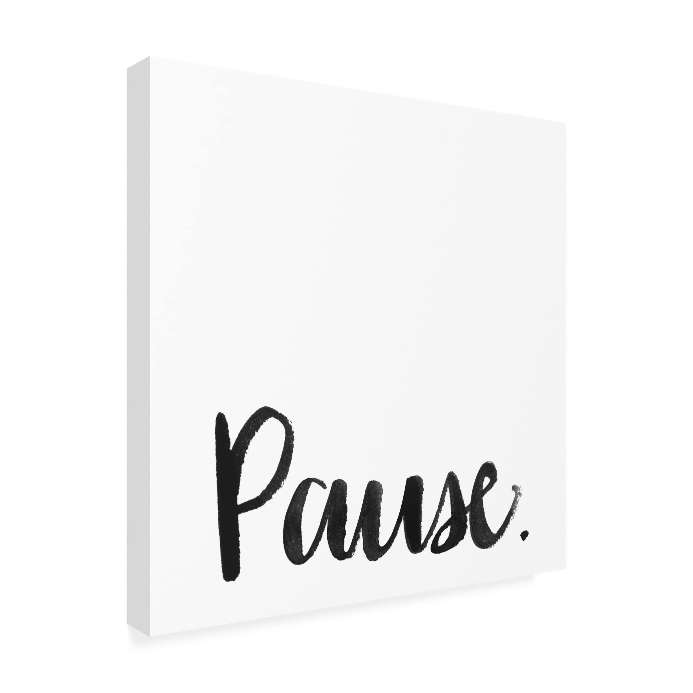 Grace Popp 'Simple Mantras II' Canvas Wall Art Print - Modern Inspirational Home Decor for Living Room, Bedroom & Office