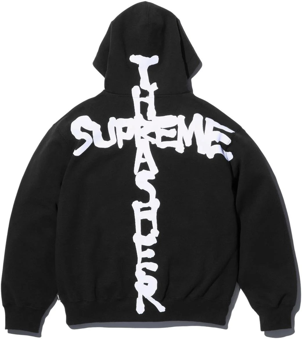 SUPREME 24FW THRASHER ZIP-UP HOODED SWEATSHIRT - Men's Streetwear Fashion Hoodie for Skateboarding & Urban Style