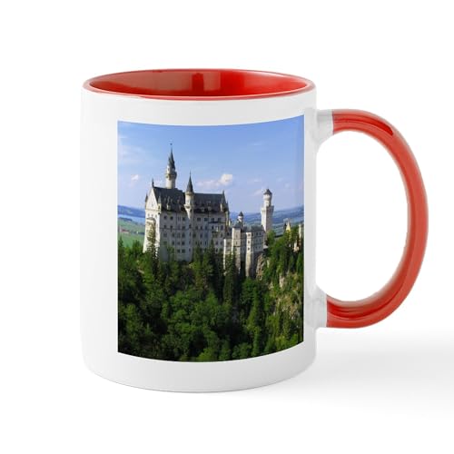 White/Red Inside - Neuschwanstein Castle Mugs