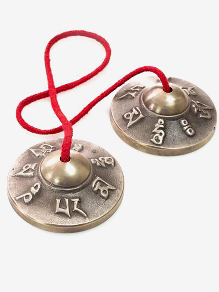 Yogamatters Om Tingsha Large Meditation Bells - Perfect for Yoga, Sound Healing & Mindfulness Practices