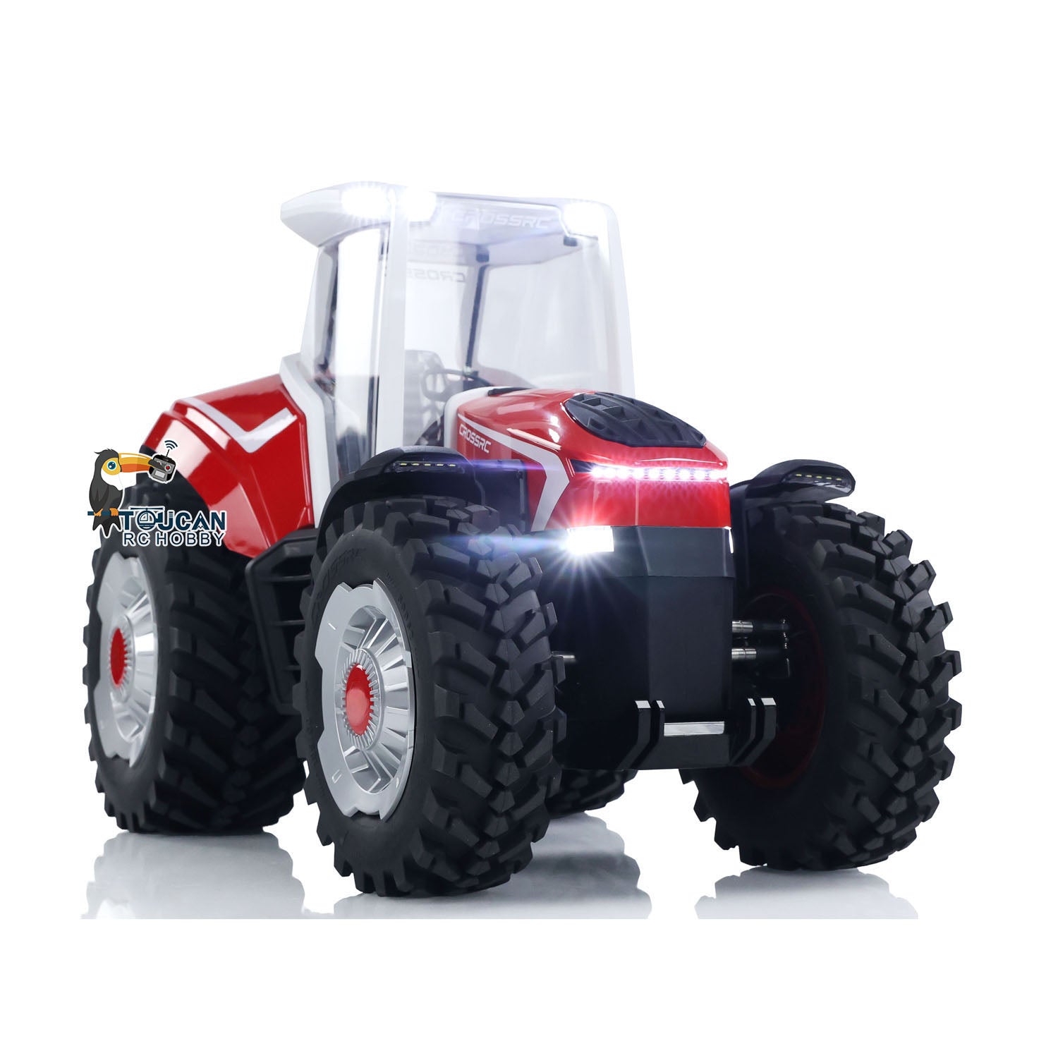 1/8 Scale RC Tractor TL4 Iron Bull Remote Control Car with Light, Motor, ESC & Two-Speed Transmission - Off-Road Simulation Vehicle for Hobbyists & DIY Enthusiasts - Perfect for Crawling, Trail Adventures & RC Competitions
