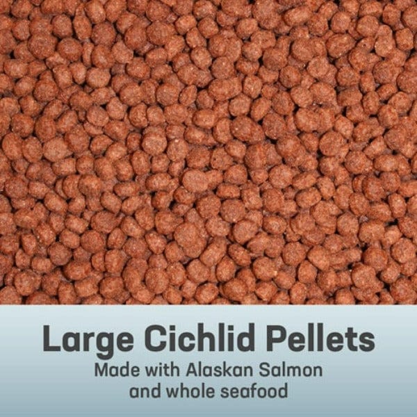 Omega One Cichlid Pellets - Large Floating Fish Food for African Cichlids | High Protein Nutrition for Aquarium & Pond Fish | Perfect for Daily Feeding & Growth Enhancement