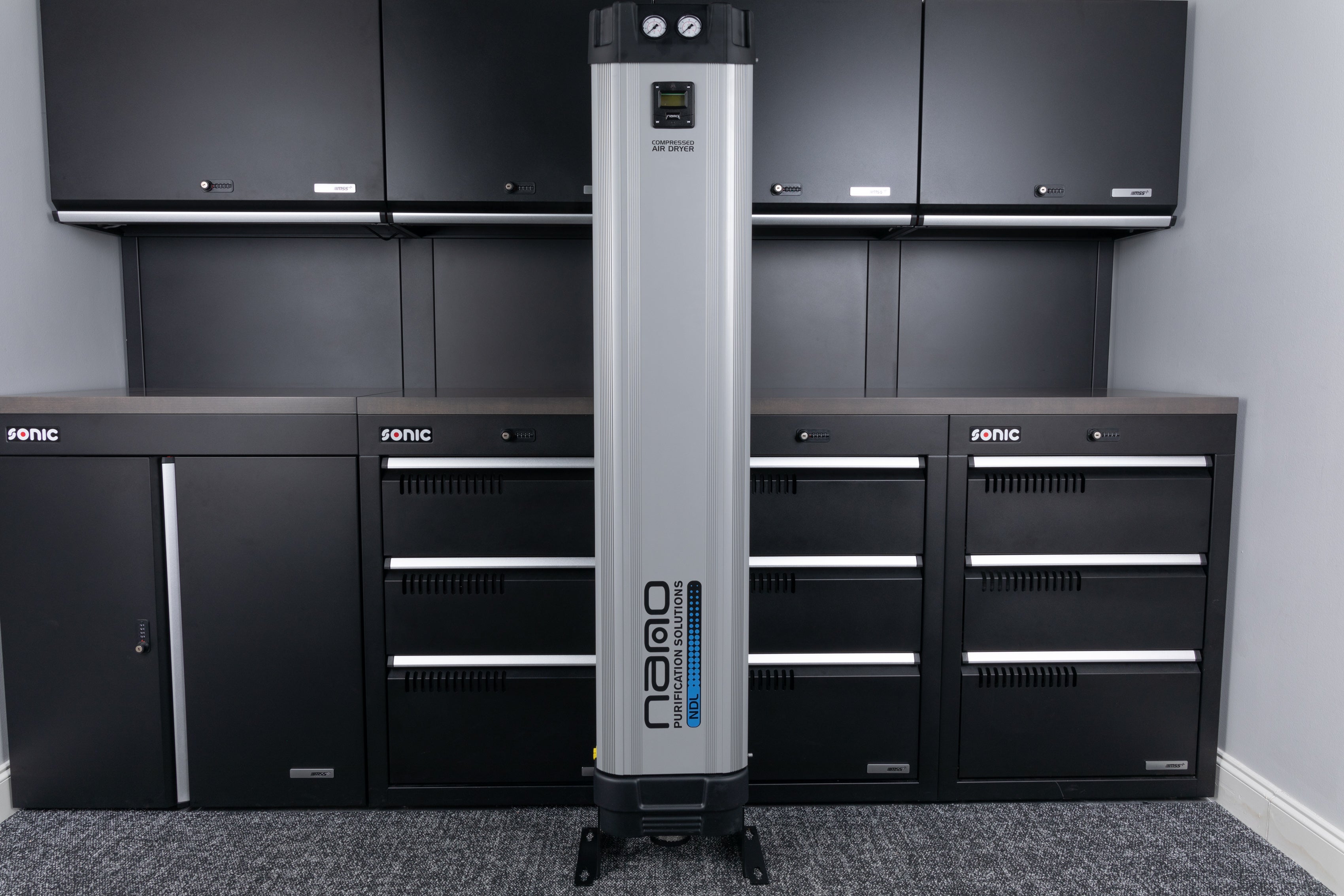 Nano D2 Series Desiccant Air Dryer - Compact Moisture Absorber for Industrial & Home Use | Perfect for 3D Printing, Electronics Storage & Gun Safes