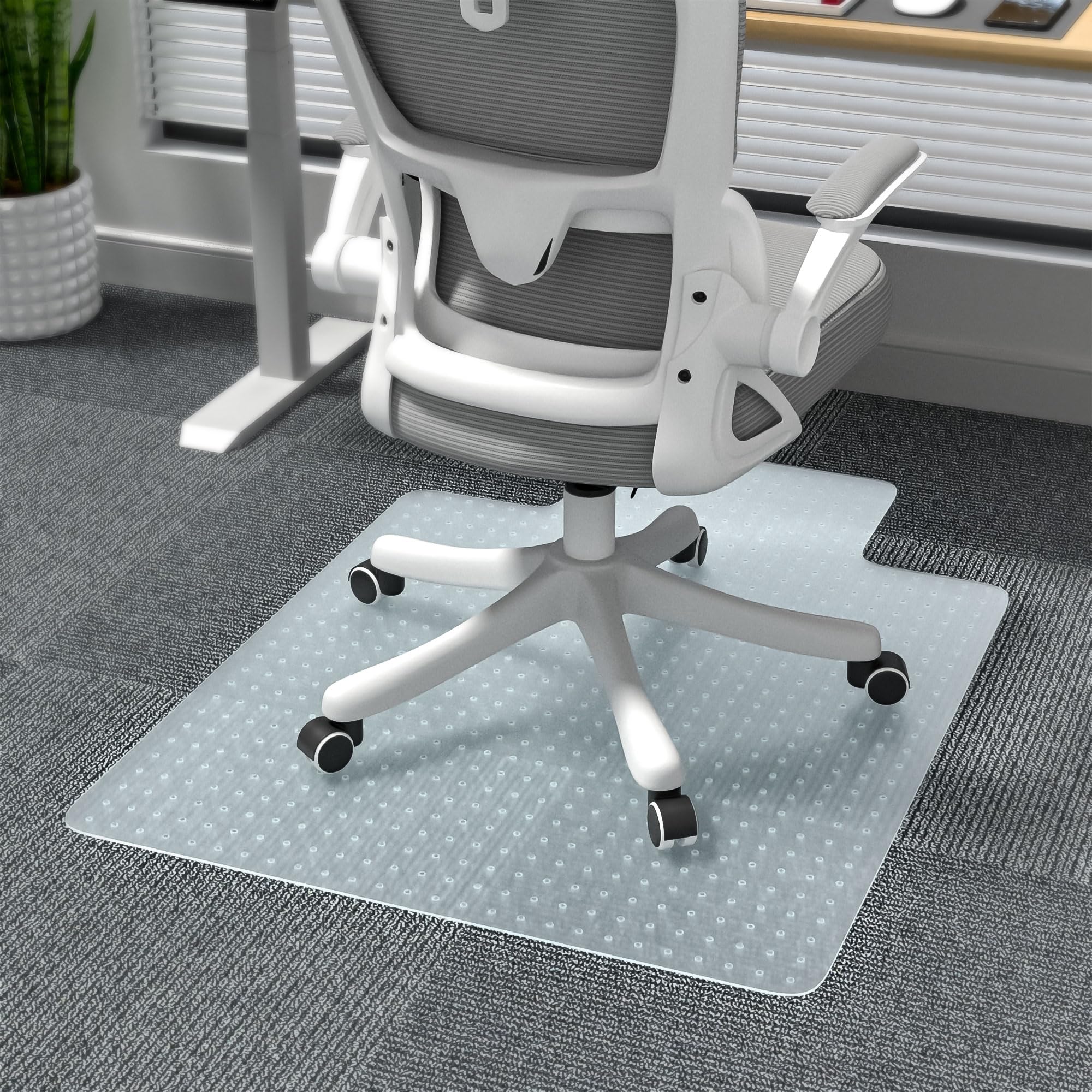 Clear Office Chair Mat for Carpet 36x48