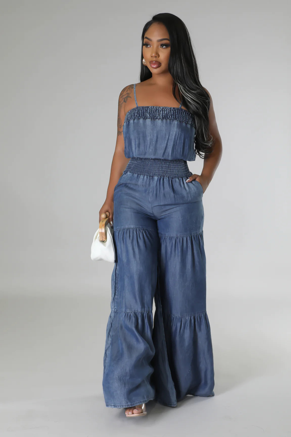 Mackenzie Women's Jumpsuit - Stylish One-Piece Romper with Pockets | Perfect for Casual Outings, Workwear & Summer Fashion