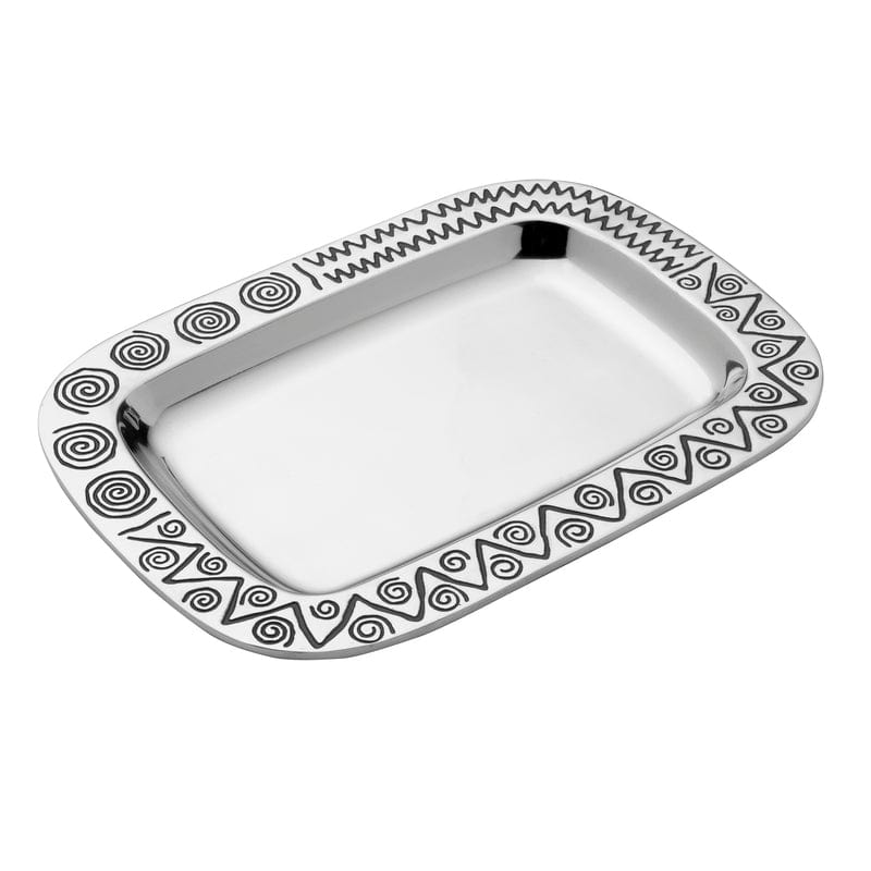 Reggae Style Rectangular Serving Tray - Bamboo Wooden Food & Drink Serving Platter for Parties, Dining, and Home Decor | Perfect for Entertaining, Breakfast in Bed, and Coffee Table Display