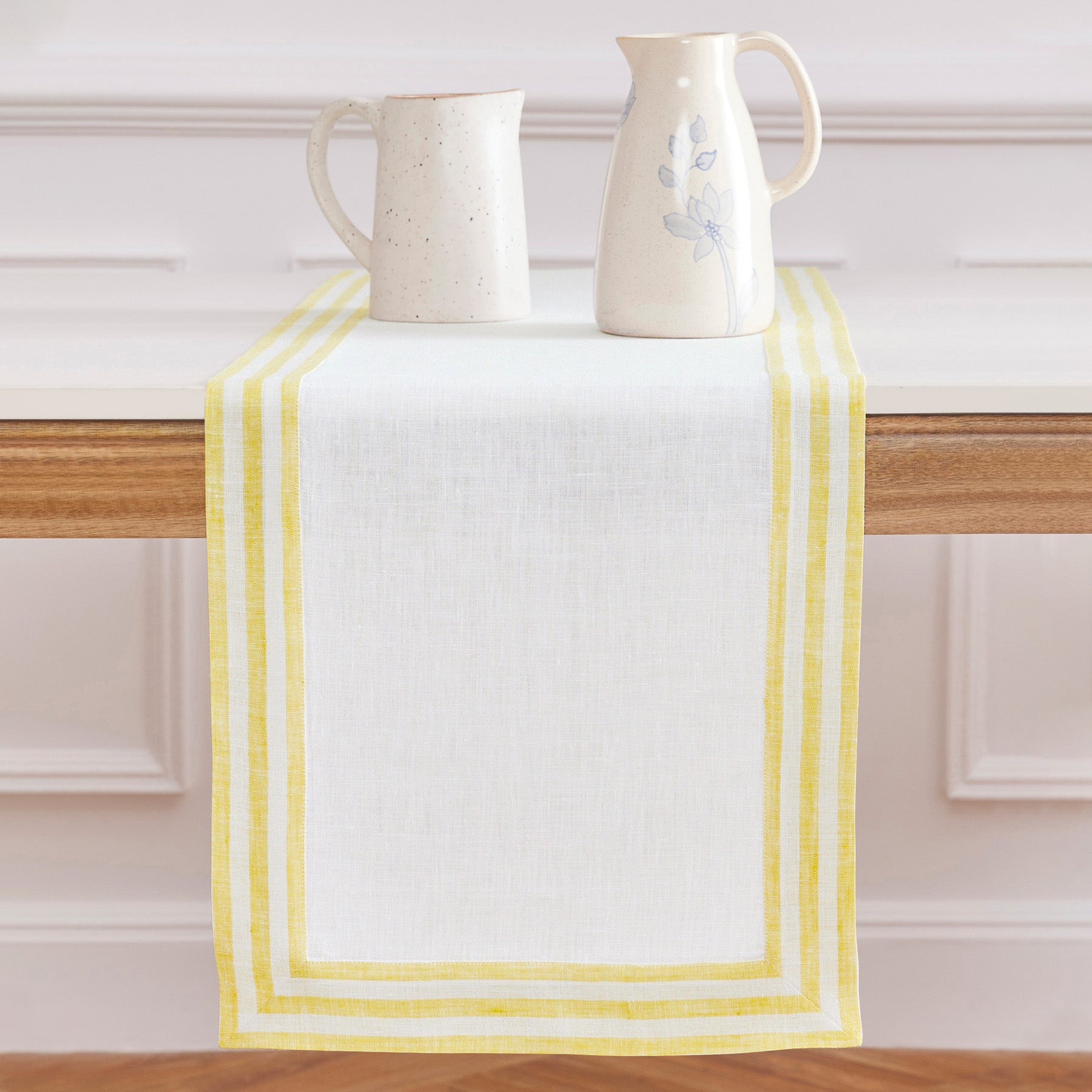 Elegant Mila Table Runner - Premium Linen Dining Decor for Weddings, Holidays & Everyday Use