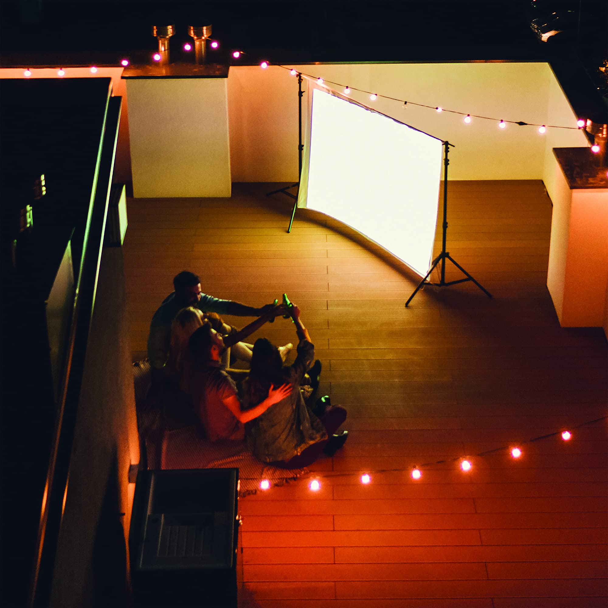 Monster Image Pro 720 HD Projector - 2000 Lumens Bright LCD Projector with 1080p Support | 16ft Projection | HDMI/USB/AV/SD Inputs | Home Theater, Outdoor Movies & Office Presentations
