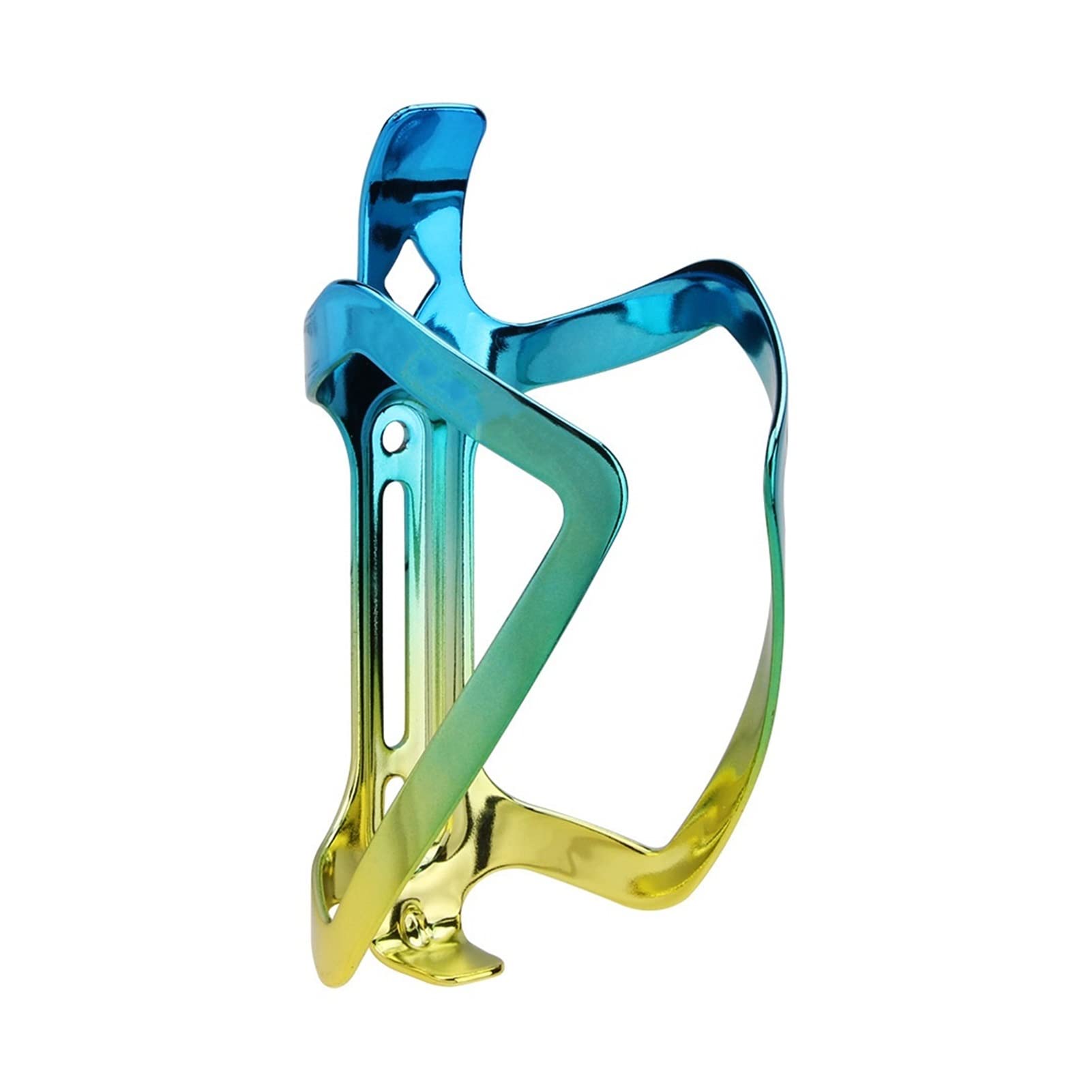 HOYEDNK Bike Water Bottle Holder - Lightweight Aluminum Bicycle Bottle Cage for Mountain & Road Bikes - Secure & Durable Cycling Accessory (Blue Golden) - Perfect for Commuting, Training & Outdoor Adventures