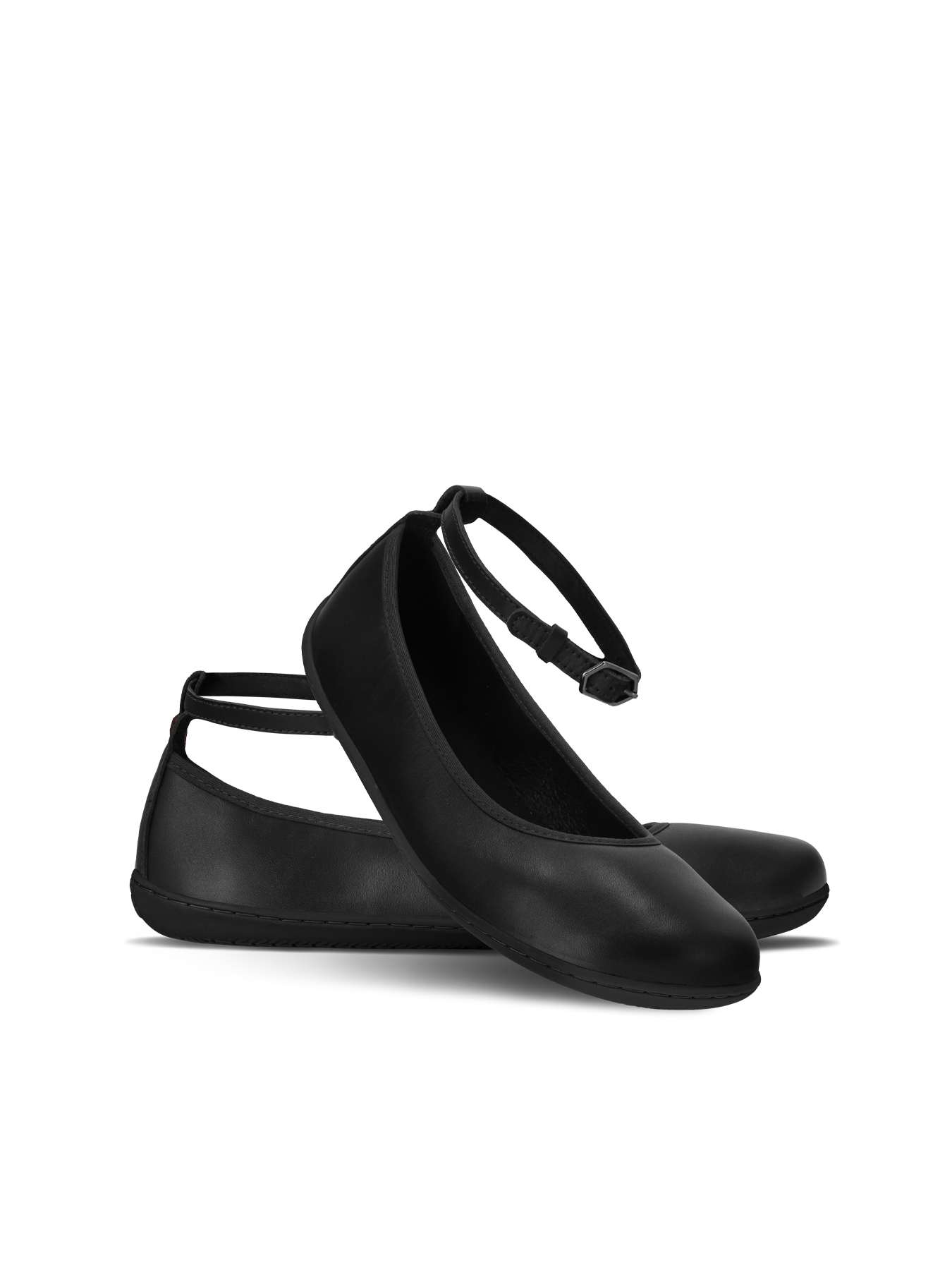 Ballet Flats Be Lenka Florence - Comfortable Women's Black Leather Shoes for Work, Travel & Casual Wear