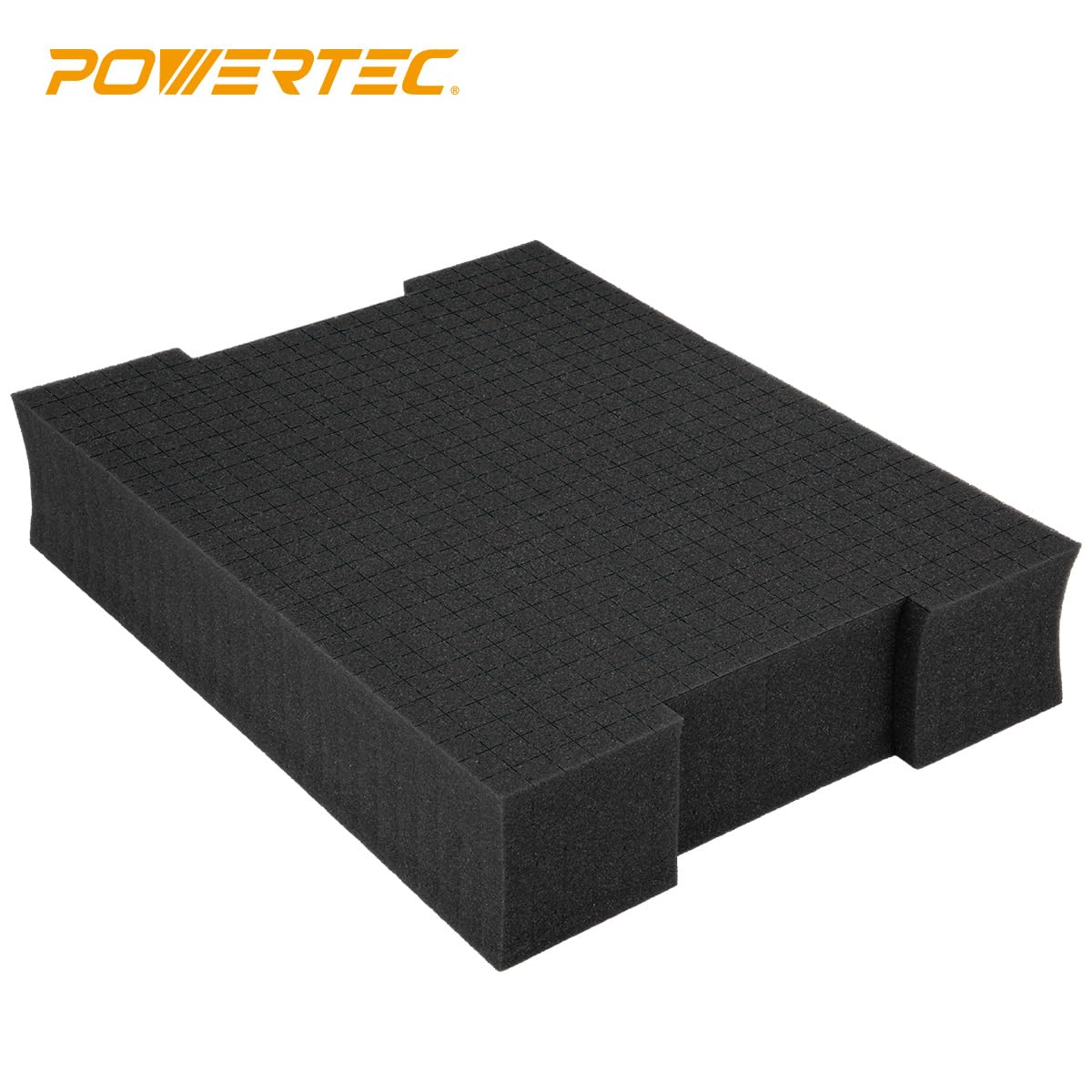 POWERTEC Customizable Pluck Foam Tool Organizer Insert for Bosch L-Boxx 2 Case - Protective Foam for Drill, Impact Driver, Jigsaw, Router, Angle Grinder & Sander Tools (71603) - Perfect for Workshop Organization & Professional Tool Storage